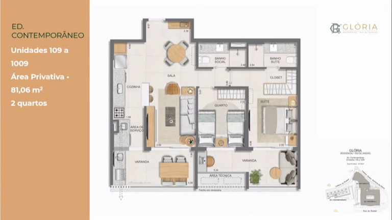 Imagem Apartamento com 2 Quartos à Venda, 7.700 m² em Glória - Rio de Janeiro