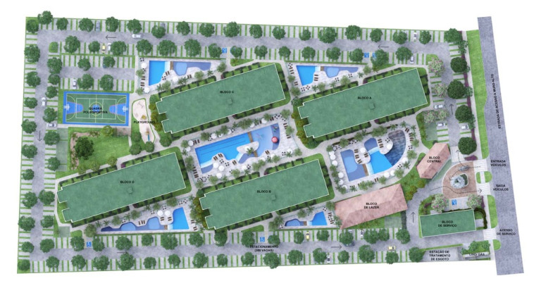 Foto do imóvel: Apartamento com 2 Quartos à Venda, 62 m² em Praia de Muro Alto - Ipojuca