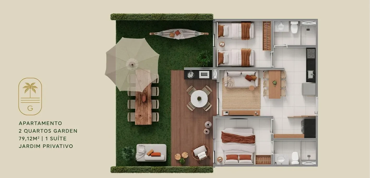 Imagem Studio com 1 Quarto à Venda, 25 m² em Tamandaré - Tamandaré