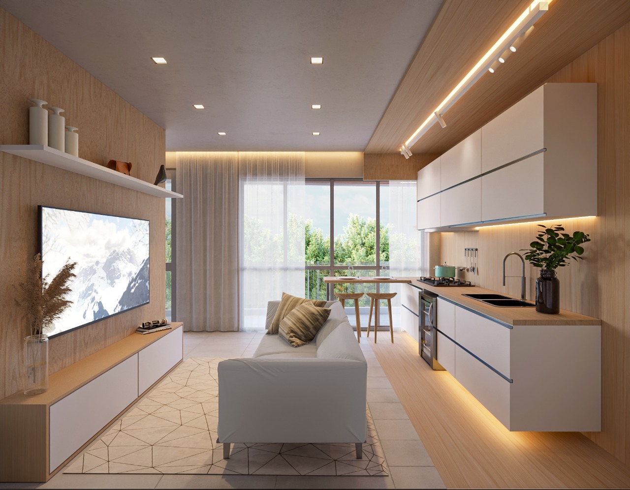 Foto do imóvel: Apartamento com 1 Quarto à Venda, 28 m² em Centro - Tamandaré