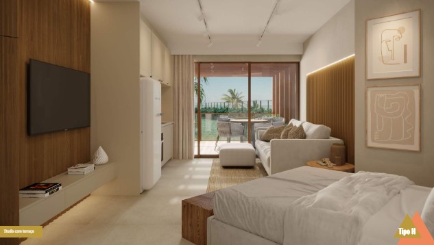 Imagem Apartamento com 1 Quarto à Venda, 32 m² em Pina - Recife