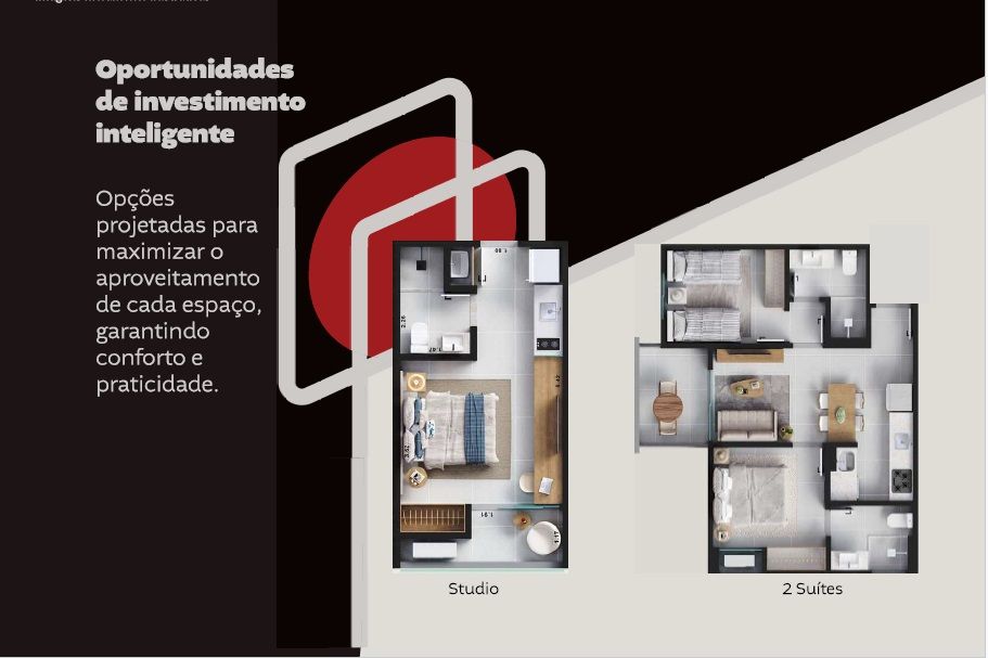 Imagem Studio com 1 Quarto à Venda, 25 m² em São Pedro - Juiz de Fora