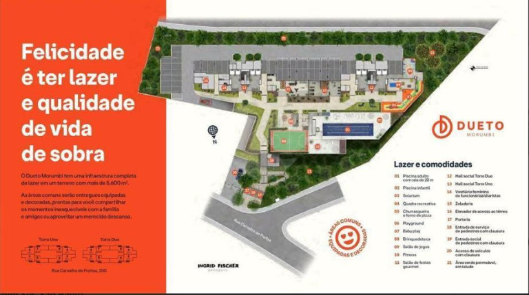 Foto do imóvel: Apartamento com 2 Quartos à Venda, 45 m² em Vila Andrade - São Paulo