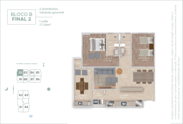 Imagem Apartamento com 2 Quartos à Venda,  em Aviação - Praia Grande