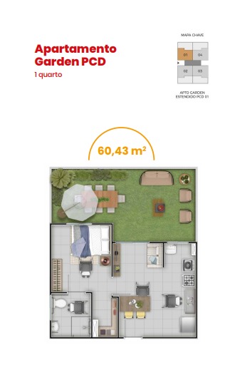 Imagem Apartamento com 2 Quartos à Venda, 39 m² em Santa Cruz - Rio de Janeiro