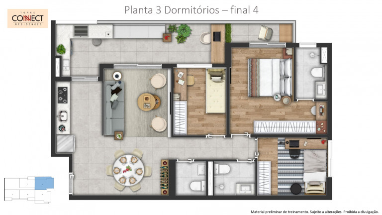 Imagem Apartamento com 3 Quartos à Venda, 84 m² em Butantã - São Paulo