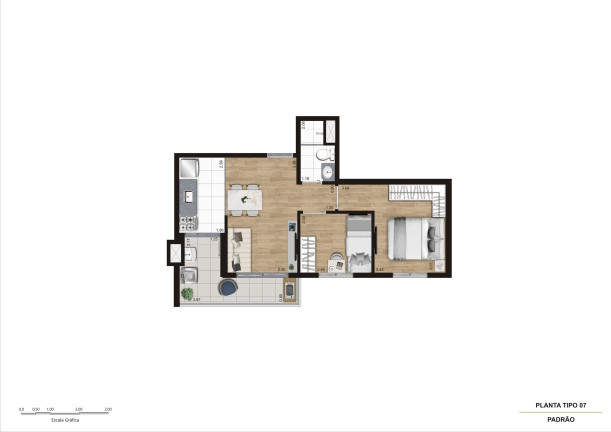 Imagem Apartamento com 2 Quartos à Venda, 40 m² em Canhema - Diadema
