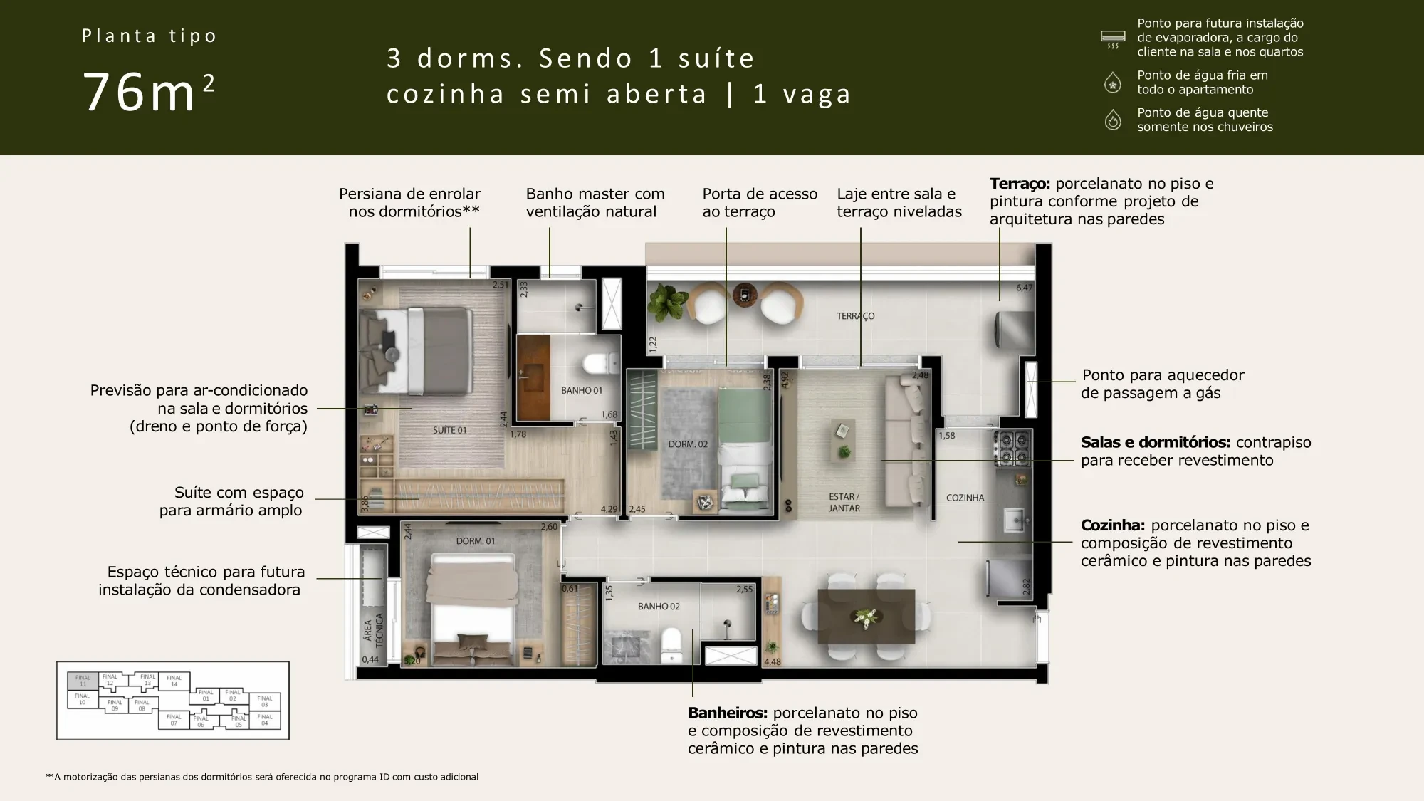 Imagem Apartamento com 3 Quartos à Venda, 78 m² em Vila Anastácio - São Paulo