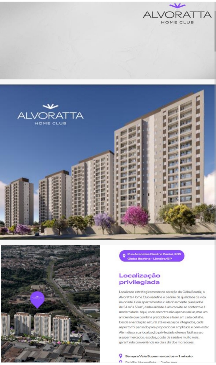 Imagem Apartamento com 2 Quartos à Venda, 58 m²em Gleba Beatriz - Limeira