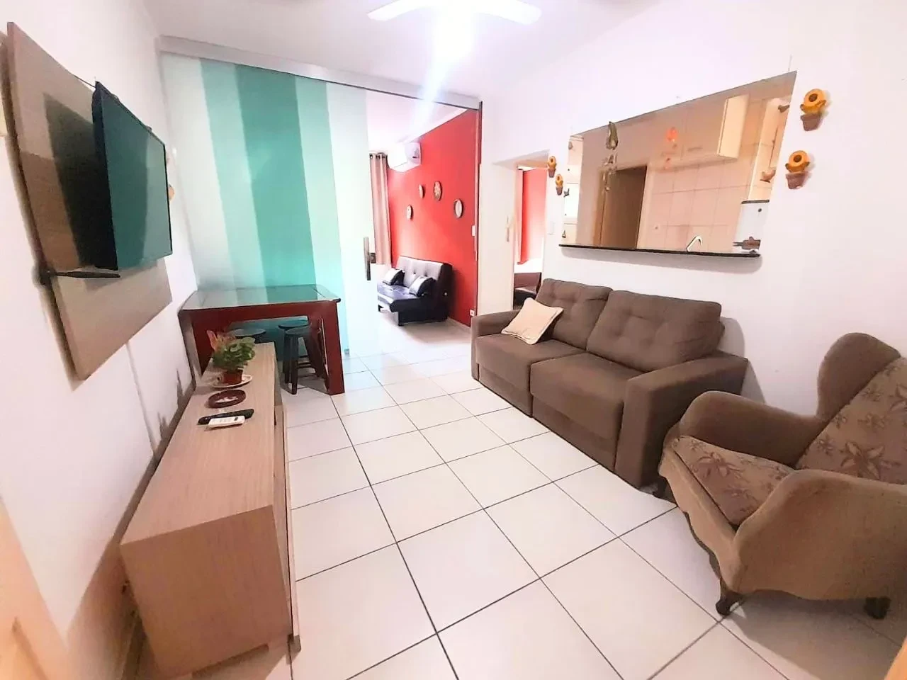 Imagem Apartamento com 1 Quarto à Venda ou Locação, 70 m² em Boqueirão - Santos