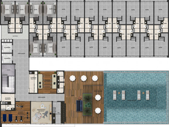 Imagem Apartamento com 1 Quarto à Venda, 23 m² em Porto de Galinhas - Ipojuca