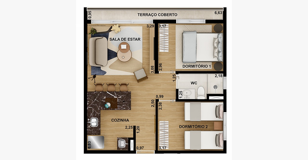 Imagem Apartamento com 2 Quartos à Venda, 36 m²em Vila Congonhas - São Paulo