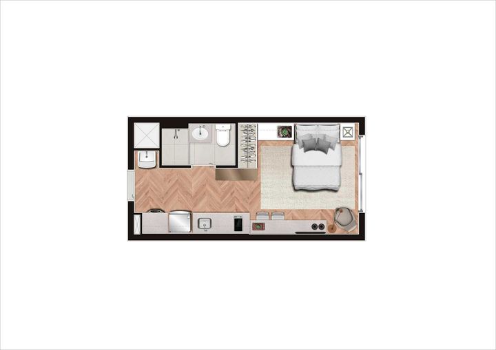 Kitnet com 1 Quarto à Venda, 24 m² em Vila Mariana - São Paulo