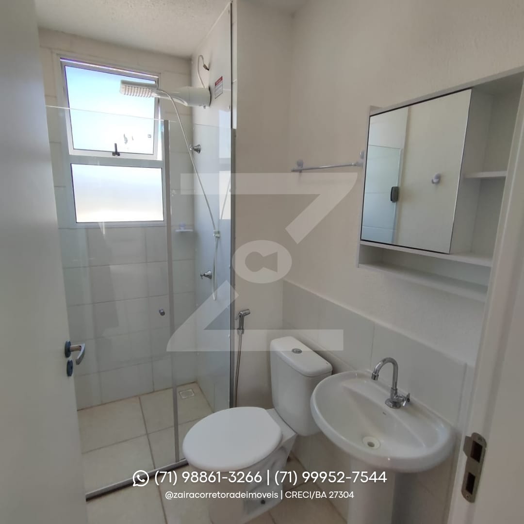 Imagem Apartamento com 1 Quarto para Alugar, 40 m² em Boa União (Abrantes) - Camaçari