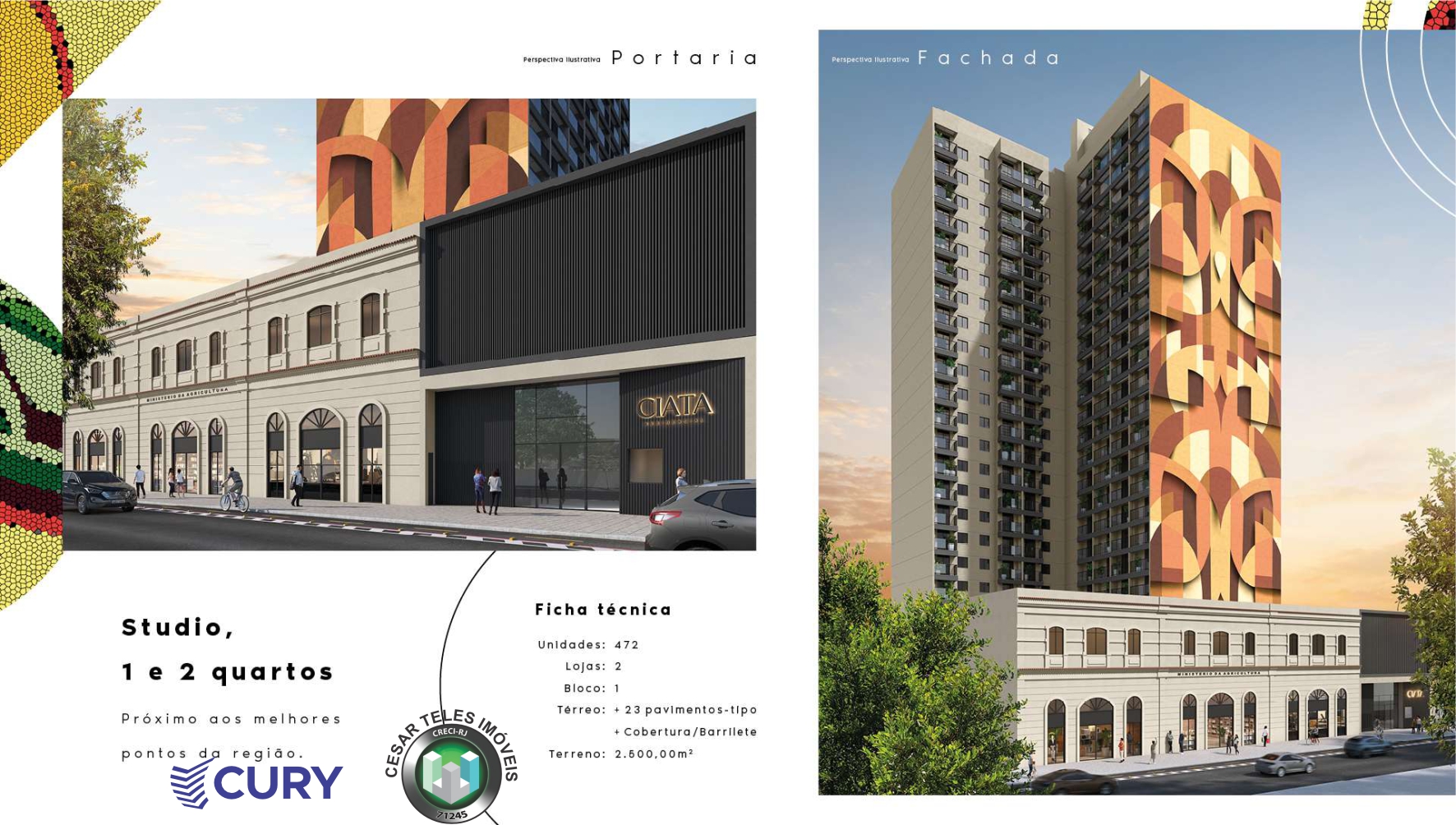 Imagem Edifício Residencial com 2 Quartos à Venda, 40 m² em Santo Cristo - Rio de Janeiro