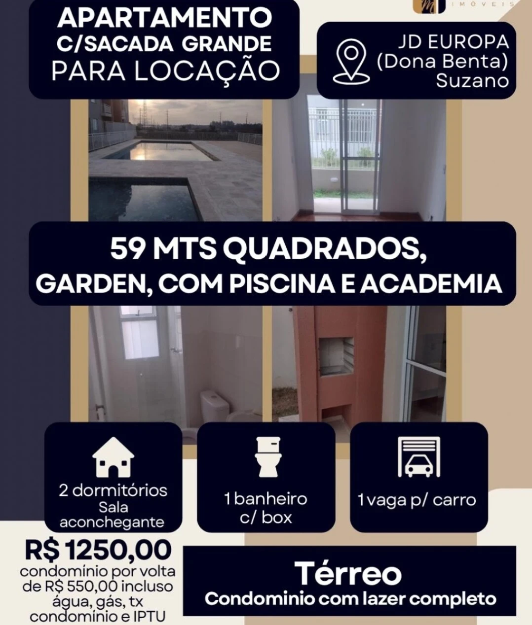 Foto do imóvel: Apartamento com 2 Quartos à Venda ou Locação, 50 m² em Vila Urupês - Suzano
