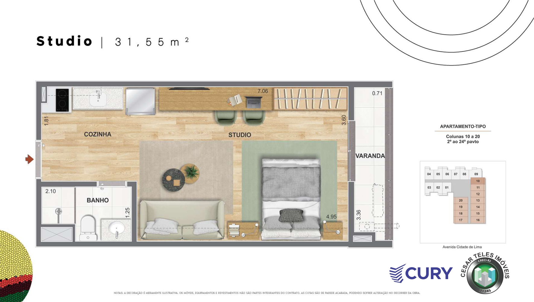 Imagem Edifício Residencial com 2 Quartos à Venda, 40 m² em Santo Cristo - Rio de Janeiro
