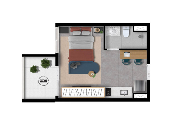 Apartamento com 1 Quarto à Venda, 28 m² em Vila Clementino - São Paulo