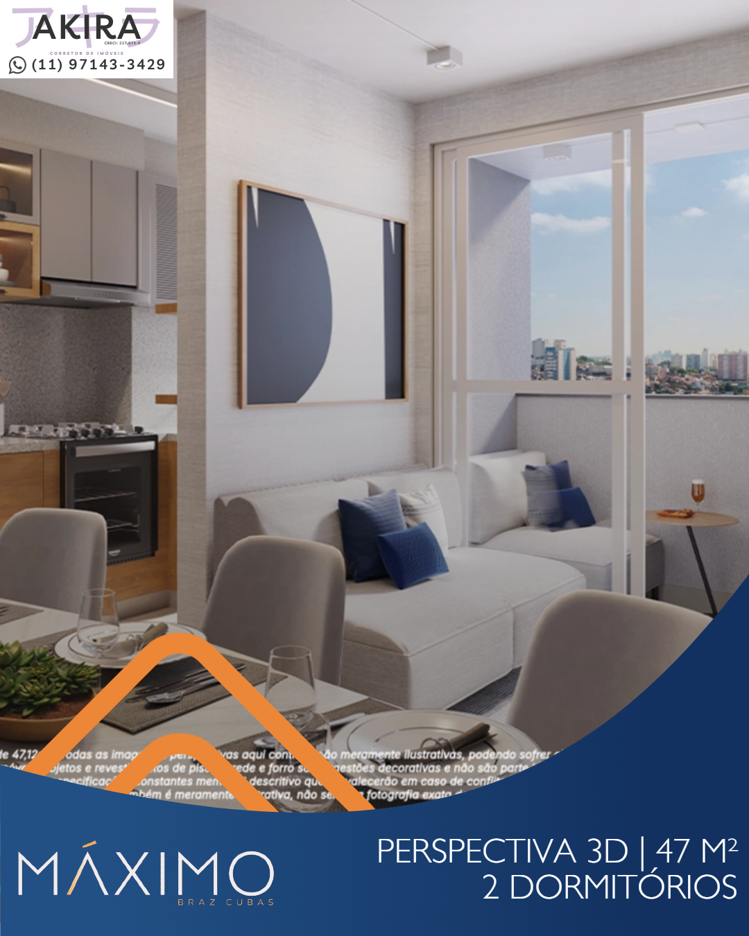Imagem Apartamento com 2 Quartos à Venda, 47 m² em Vila Brasileira - Mogi das Cruzes