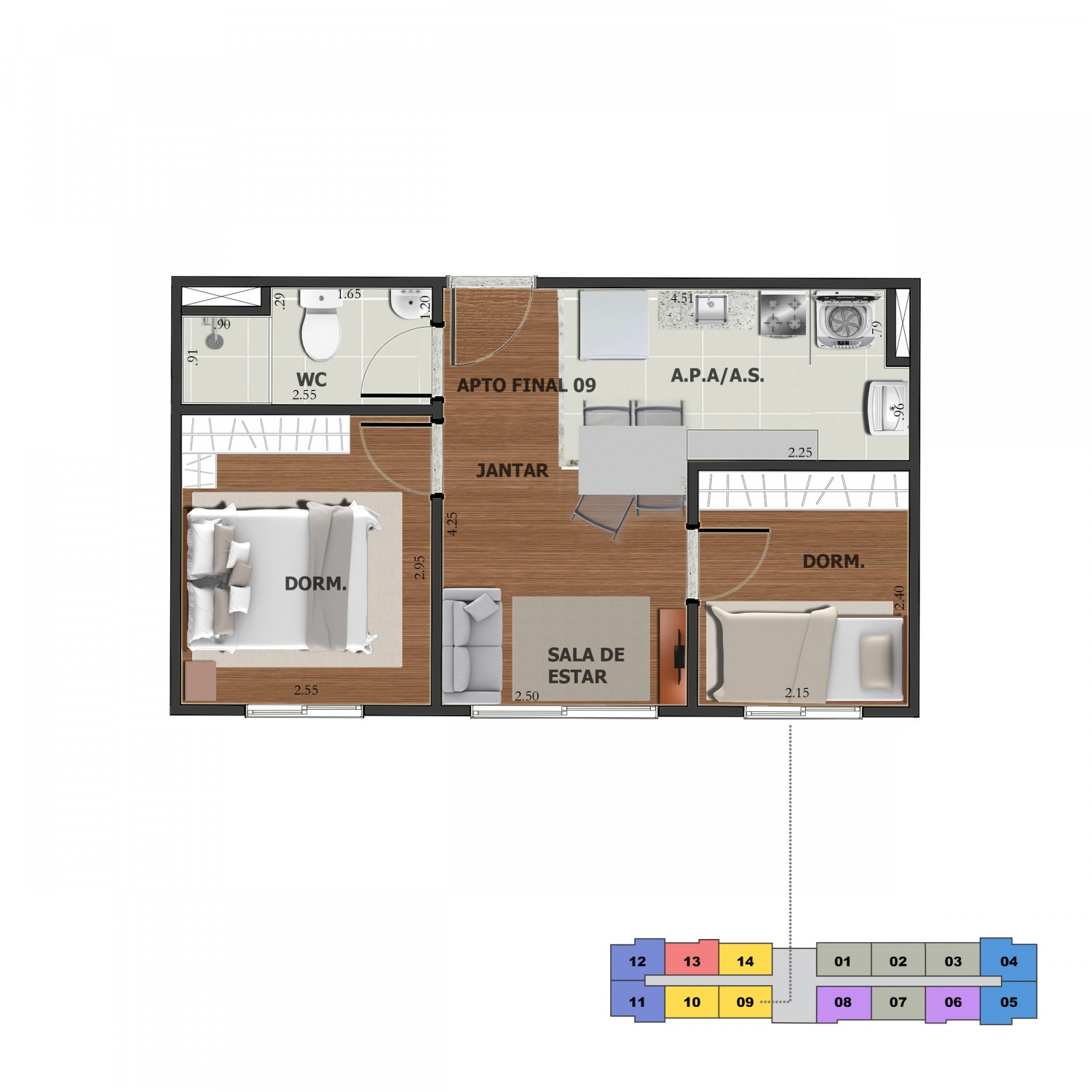 Imagem Apartamento com 2 Quartos à Venda, 36 m²em Vila Esperança - São Paulo