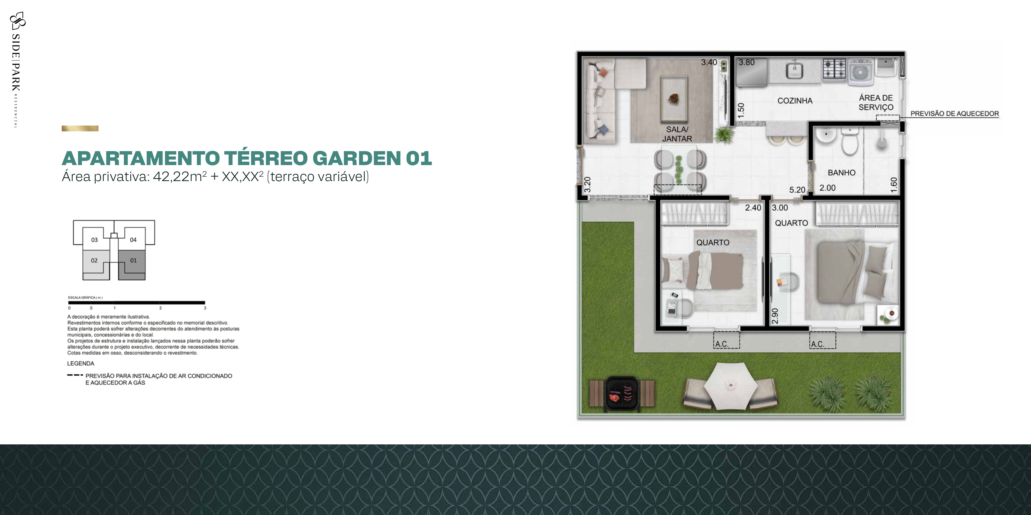 Imagem Apartamento com 2 Quartos à Venda, 43 m² em Guaratiba - Rio de Janeiro