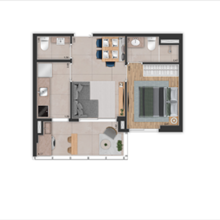 Imagem Apartamento com 2 Quartos à Venda,  em Brooklin Paulista - São Paulo