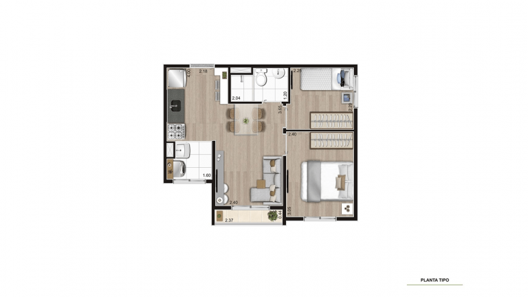 Imagem Apartamento com 2 Quartos à Venda, 37 m² em Água Branca - São Paulo
