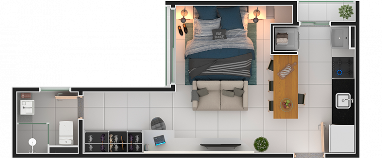 Imagem Apartamento com 2 Quartos à Venda, 48 m² em Vila Oliveira - Mogi das Cruzes