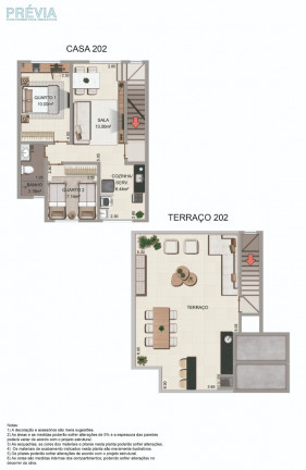 Apartamento com 2 Quartos à Venda, 57 m² em Bom Sossego - Ribeirão das Neves