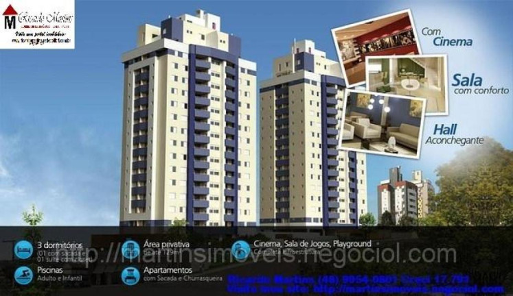 Imagem Apartamento com 3 Quartos à Venda, Locação ou Temporada,  em Comerciário - Criciúma