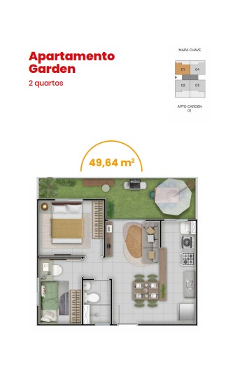 Imagem Apartamento com 2 Quartos à Venda, 39 m² em Santa Cruz - Rio de Janeiro