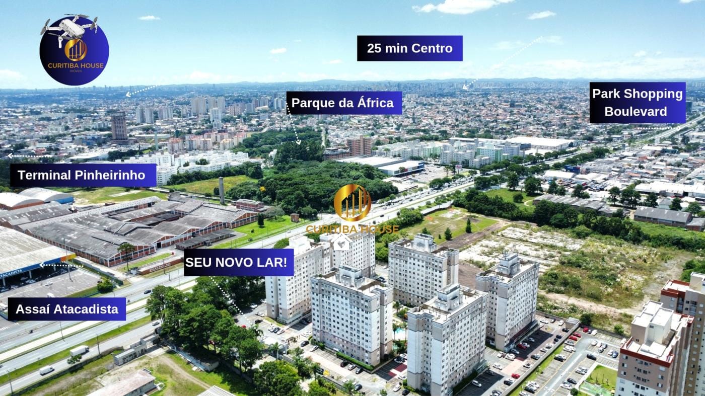 Imagem Apartamento com 2 Quartos à Venda, 44 m² em Pinheirinho - Curitiba