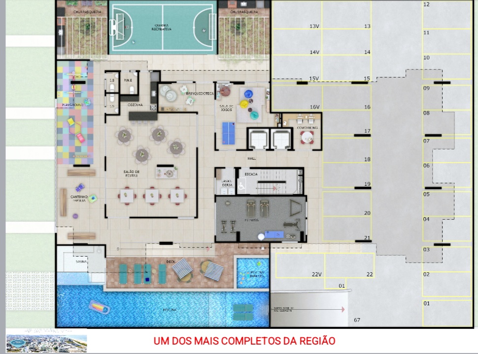 Imagem Apartamento com 3 Quartos à Venda, 80 m²em Praia de Itaparica - Vila Velha
