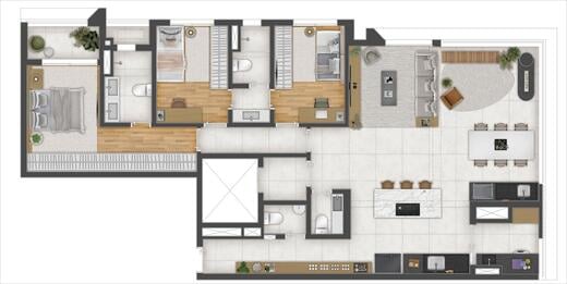 Imagem Apartamento com 3 Quartos à Venda, 131 m² em Campo Belo - São Paulo