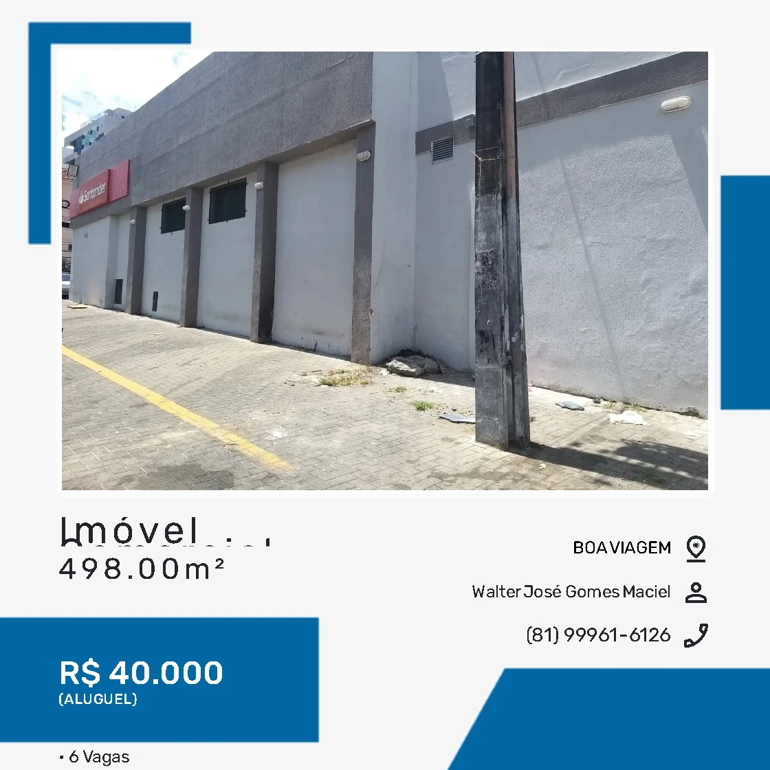 Imagem Imóvel Comercial para Alugar, 498 m² em Boa Viagem - Recife