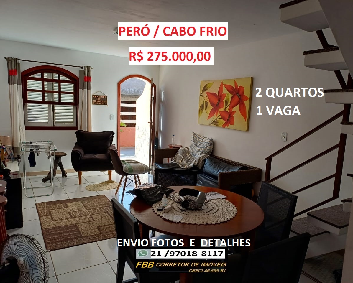 Casa de Condomínio com 2 Quartos à Venda, 90 m²em Peró - Cabo Frio