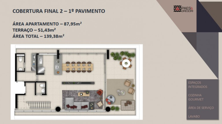 Imagem Cobertura com 3 Quartos à Venda, 348 m²em Jardim Paulista - São Paulo