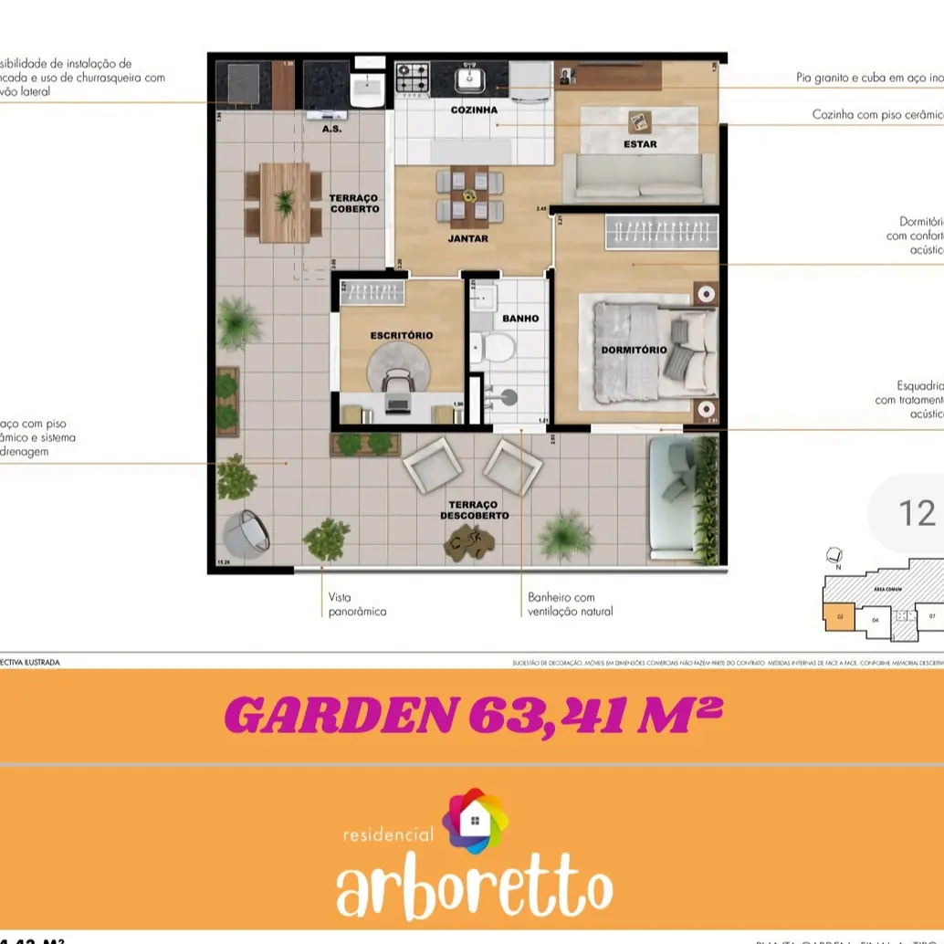 Imagem Apartamento com 1 Quarto à Venda, 33 m²em Jardim das Flores - Osasco
