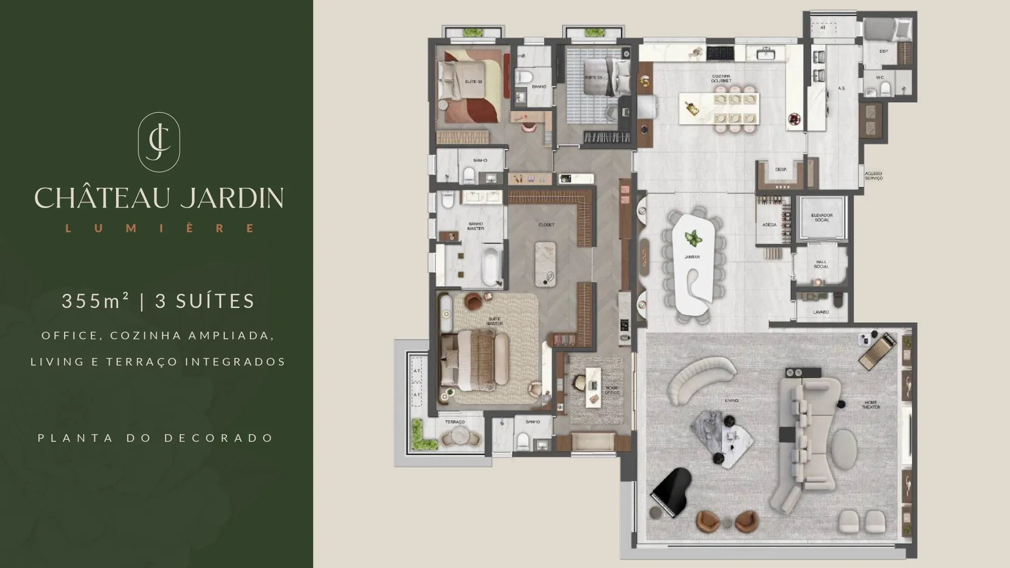 Imagem Apartamento com 4 Quartos à Venda, 355 m² em Vila Tramontano - São Paulo