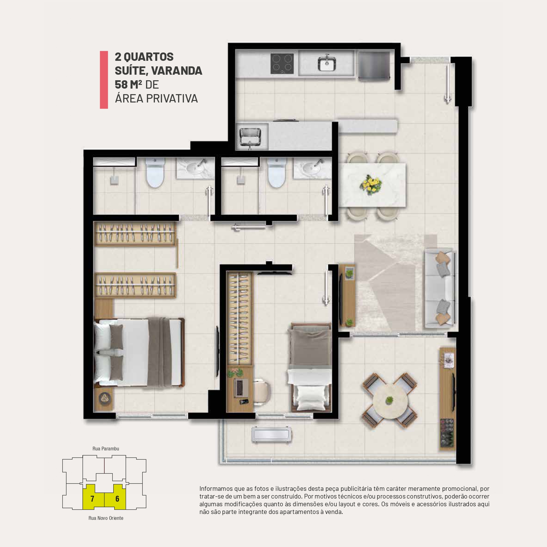 Imagem Apartamento com 2 Quartos à Venda, 54 m²em Luiz Anselmo - Salvador