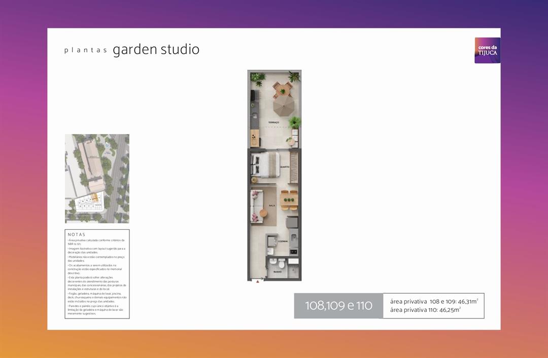 Foto do imóvel: Studio com 1 Quarto à Venda, 37 m² em Tijuca - Rio de Janeiro