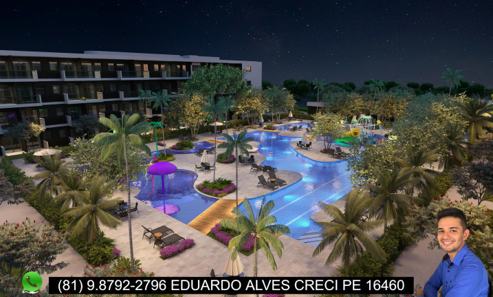 Apartamento com 1 Quarto à Venda,  em Praia de Muro Alto - Ipojuca