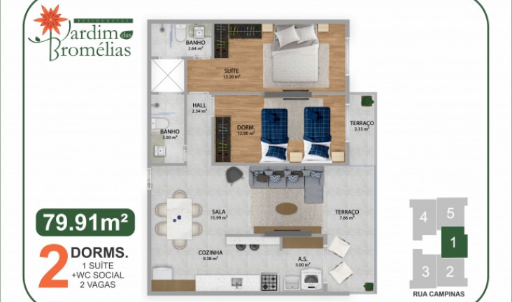 Imagem Apartamento com 2 Quartos à Venda,  em Boqueirão - Praia Grande