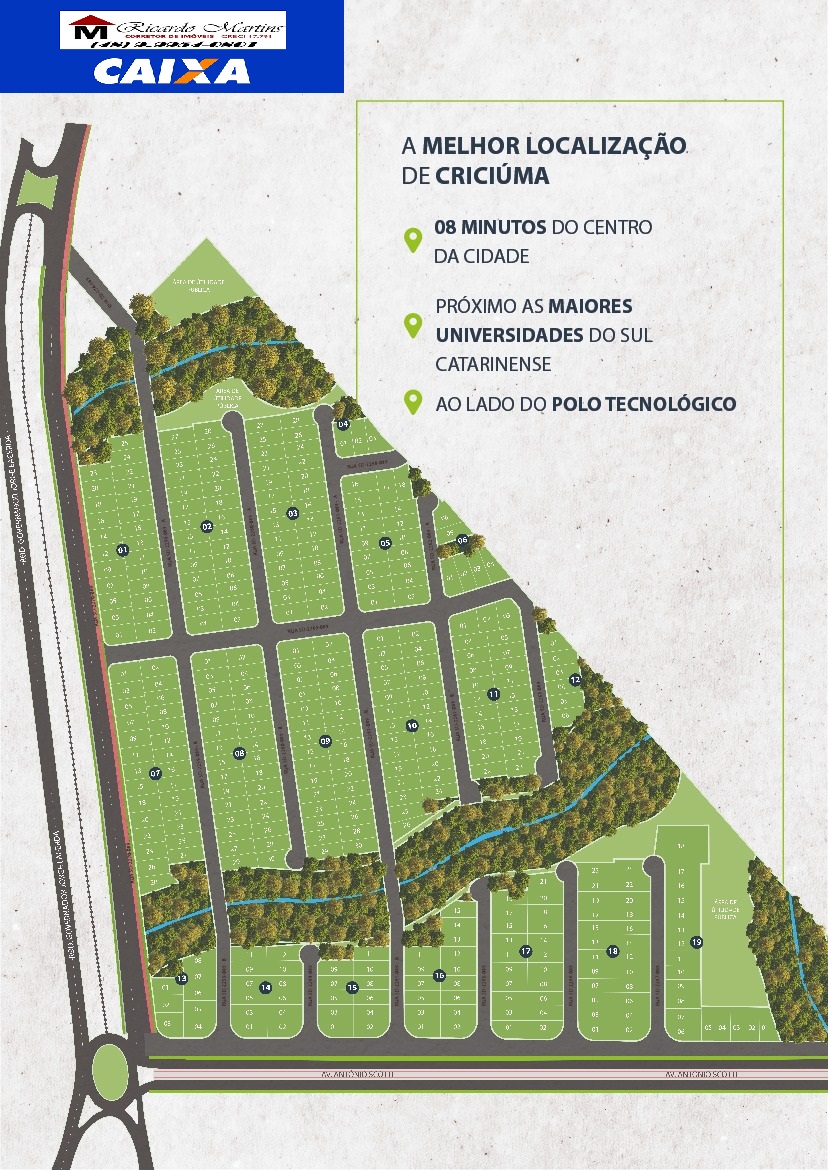 Imagem Terreno à Venda, 360 m²em Universitário - Criciúma