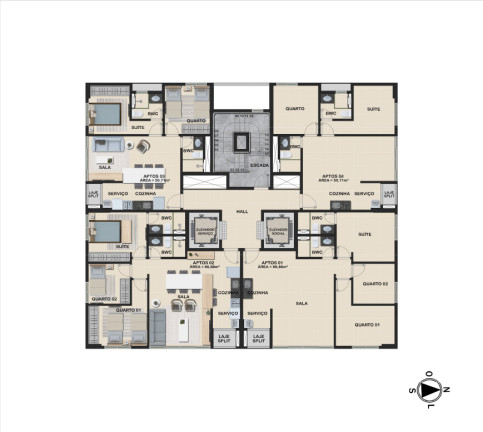 Imagem Apartamento com 2 Quartos à Venda, 50 m² em Tamarineira - Recife