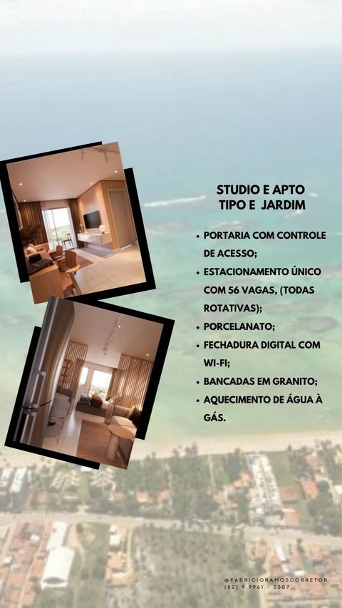 Imagem Studio à Venda, 29 m²em Praia de Peroba - Maragogi