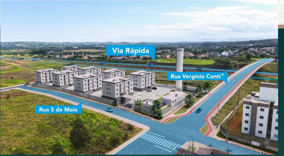 Imagem Apartamento com 2 Quartos à Venda ou Temporada, 46 m²em Cristo Redentor - Criciúma