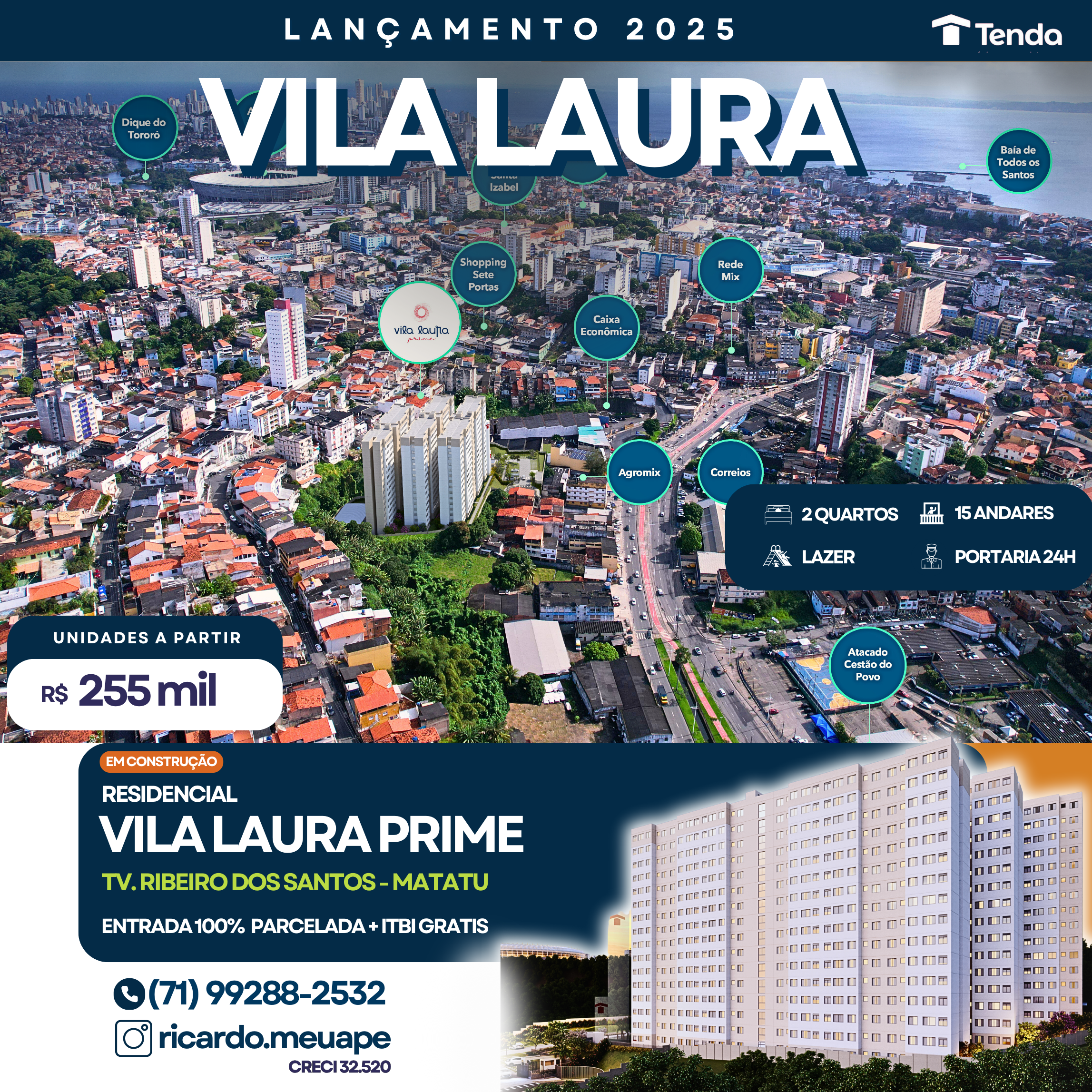 Imagem Apartamento com 2 Quartos à Venda, 38.700 m² em Barbalho - Salvador