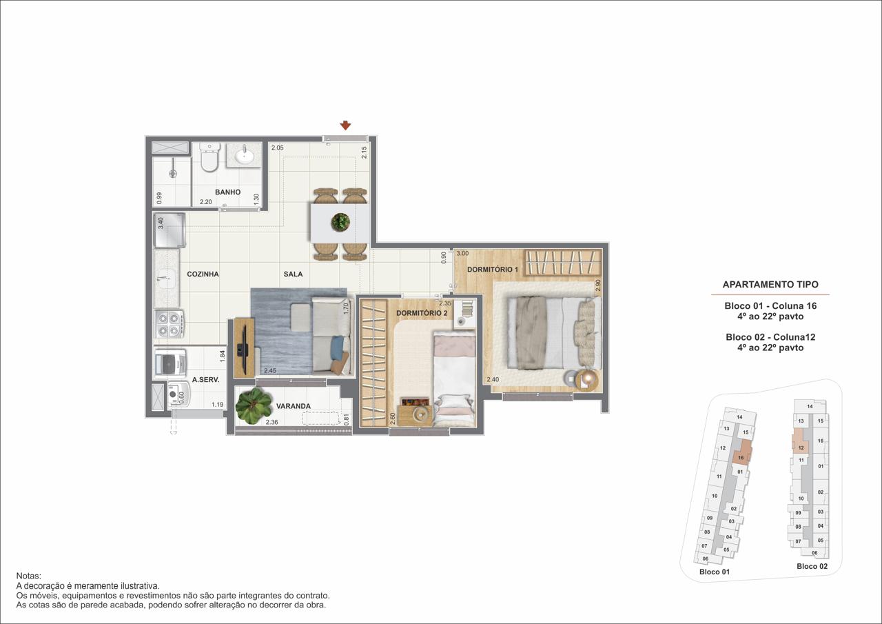 Imagem Apartamento com 2 Quartos à Venda, 44 m² em Centro - Niterói