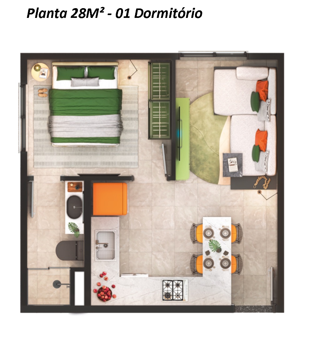Imagem Apartamento com 1 Quarto à Venda, 29 m² em Jardim Panorama - São Paulo